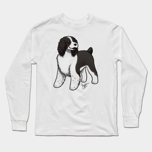 Dog - English Springer Spaniel - Black Long Sleeve T-Shirt